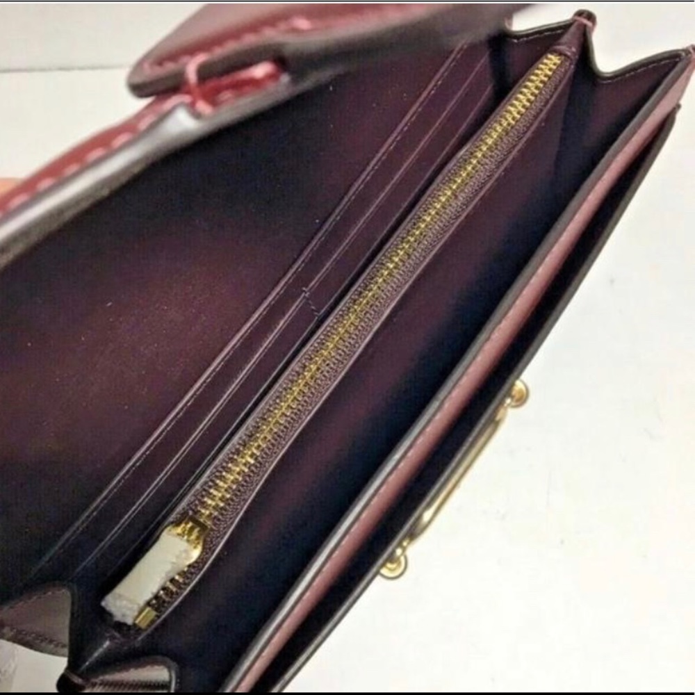 SOLD/Authentic Coach leather/velvet L.Edition - Picture 6 of 8